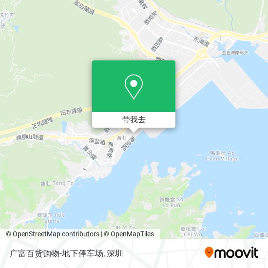 广富百货购物-地下停车场地图