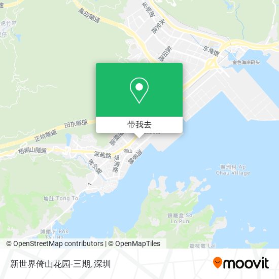 新世界倚山花园-三期地图