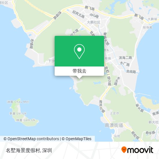 名墅海景度假村地图