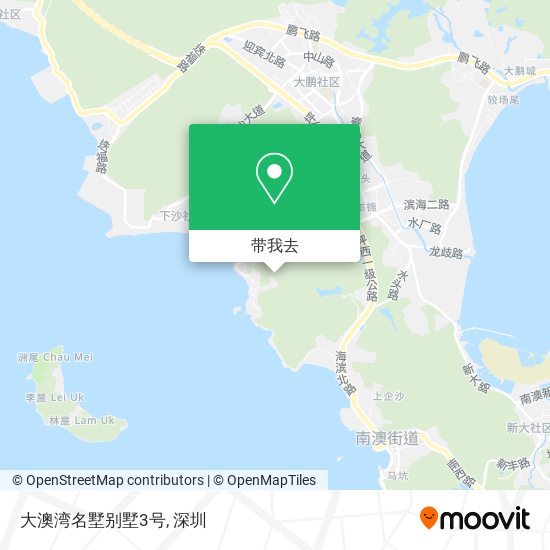 大澳湾名墅别墅3号地图