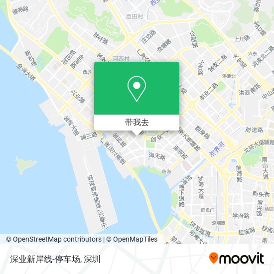 深业新岸线-停车场地图