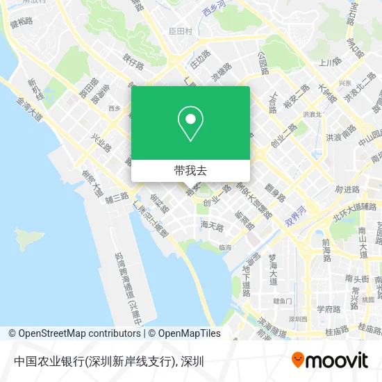 中国农业银行(深圳新岸线支行)地图