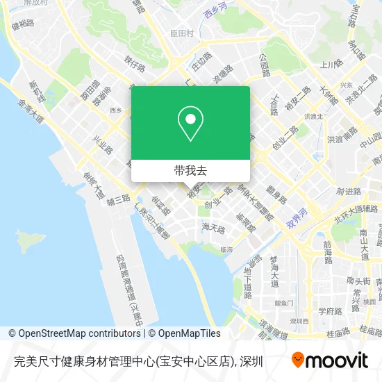 完美尺寸健康身材管理中心(宝安中心区店)地图