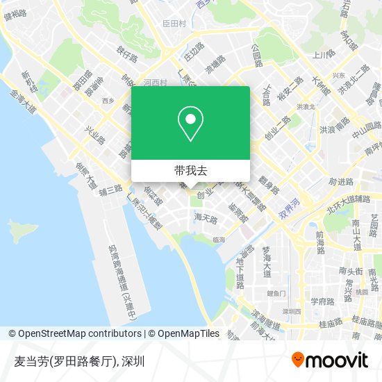 麦当劳(罗田路餐厅)地图