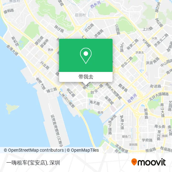 一嗨租车(宝安店)地图