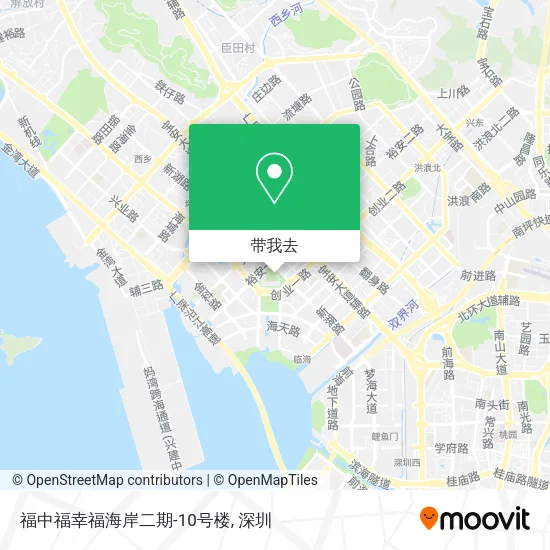 福中福幸福海岸二期-10号楼地图