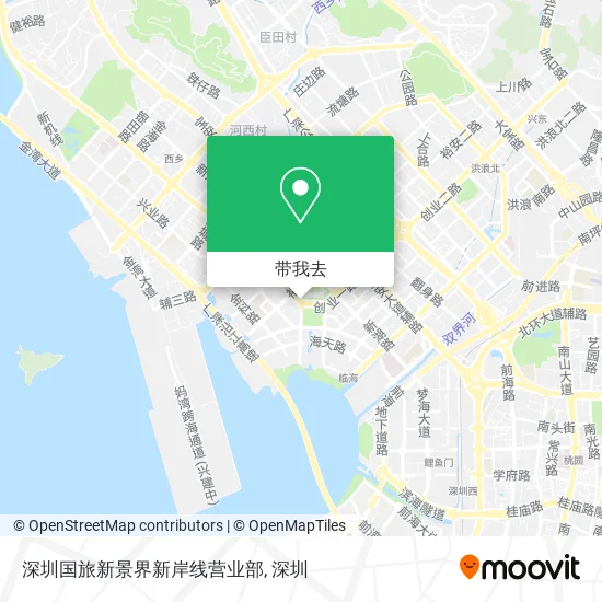 深圳国旅新景界新岸线营业部地图