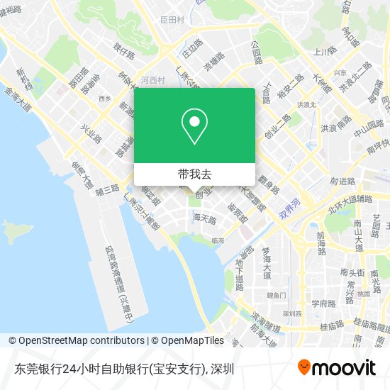 东莞银行24小时自助银行(宝安支行)地图