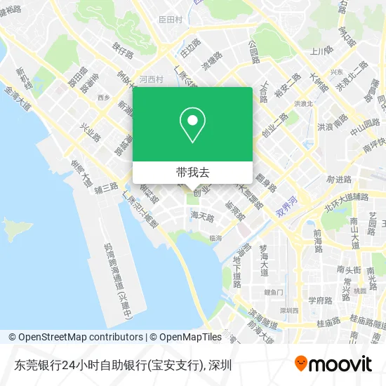 东莞银行24小时自助银行(宝安支行)地图