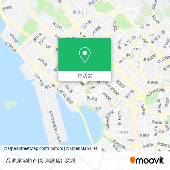 品源家乡特产(新岸线店)地图