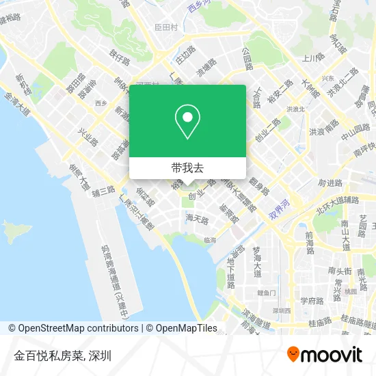 金百悦私房菜地图