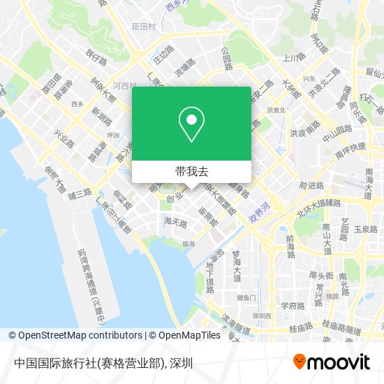 中国国际旅行社(赛格营业部)地图