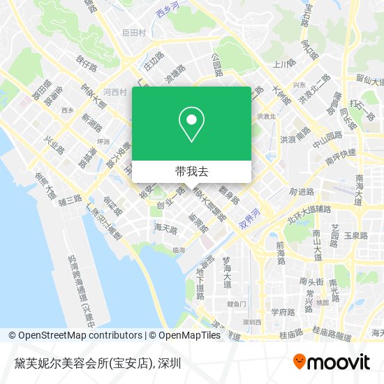 黛芙妮尔美容会所(宝安店)地图