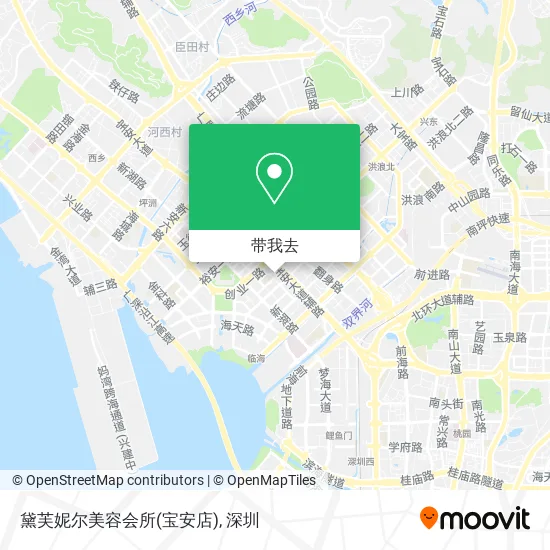 黛芙妮尔美容会所(宝安店)地图