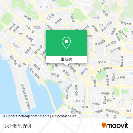 贝乐教育地图