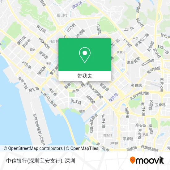 中信银行(深圳宝安支行)地图