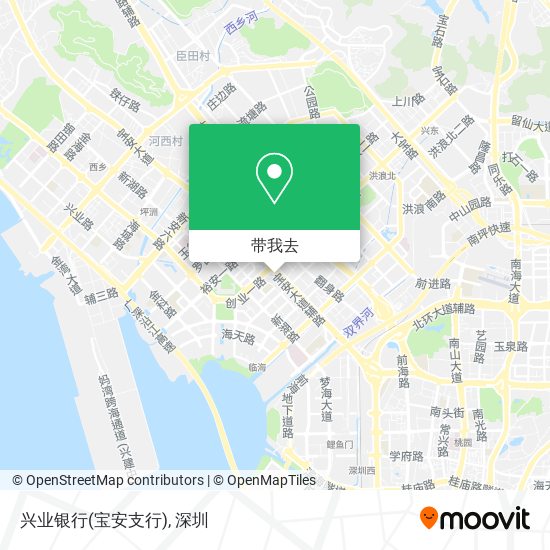 兴业银行(宝安支行)地图