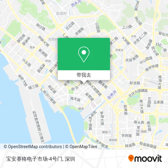 宝安赛格电子市场-4号门地图