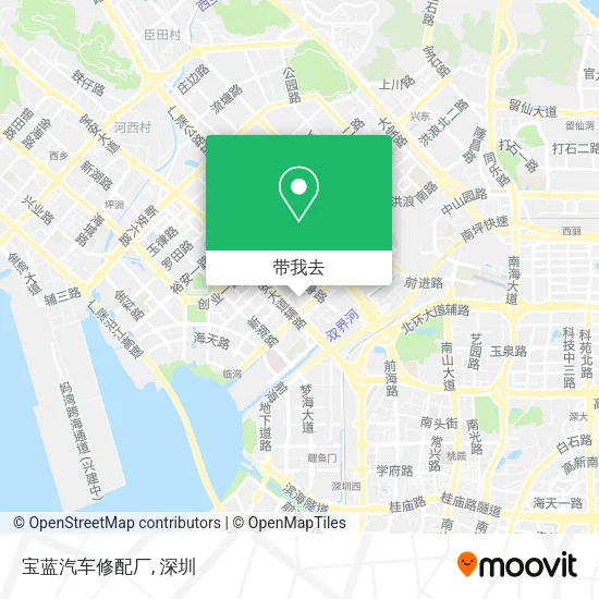 宝蓝汽车修配厂地图