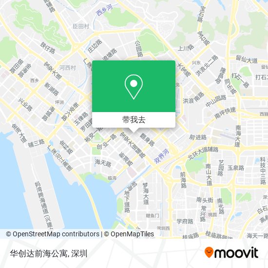 华创达前海公寓地图