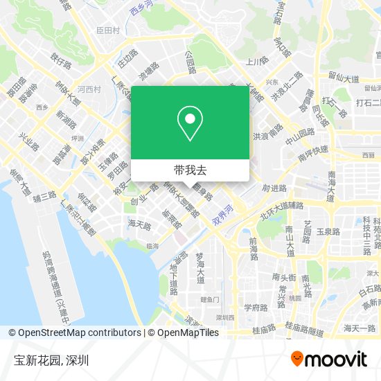 宝新花园地图