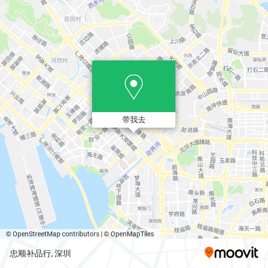 忠顺补品行地图