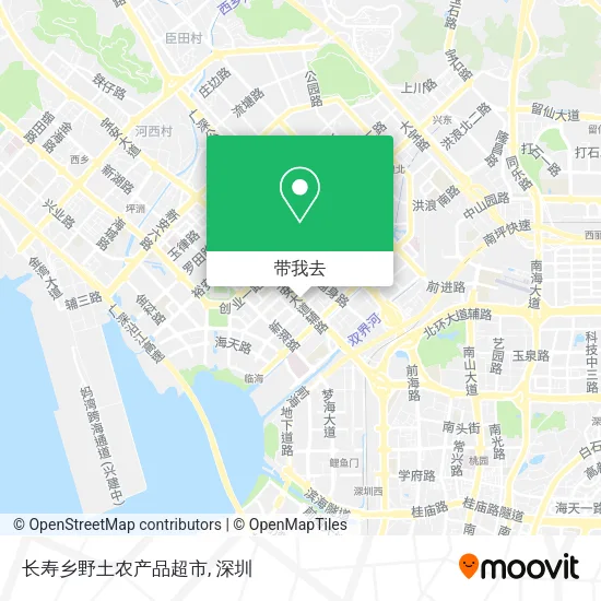 长寿乡野土农产品超市地图