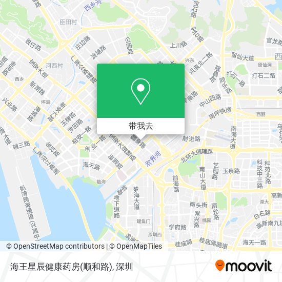 海王星辰健康药房(顺和路)地图