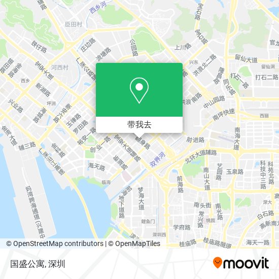 国盛公寓地图