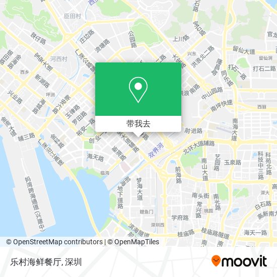 乐村海鲜餐厅地图