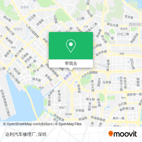 达利汽车修理厂地图