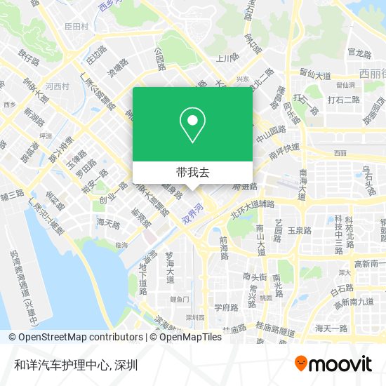 和详汽车护理中心地图