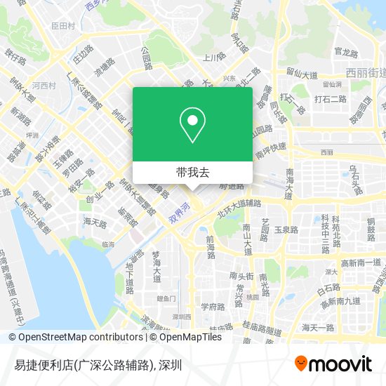 易捷便利店(广深公路辅路)地图