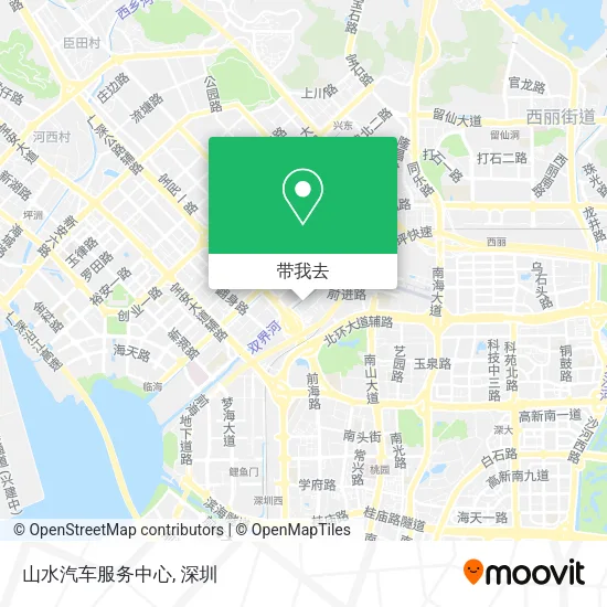 山水汽车服务中心地图