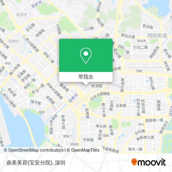 鼎美美容(宝安分院)地图