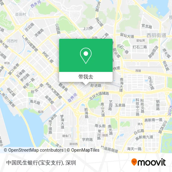 中国民生银行(宝安支行)地图