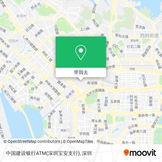 中国建设银行ATM(深圳宝安支行)地图