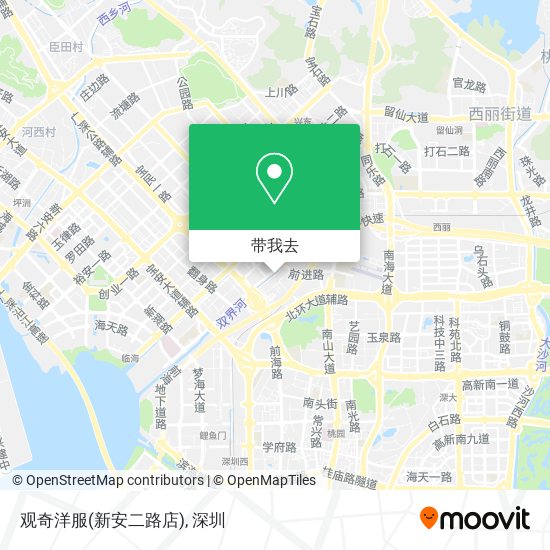 观奇洋服(新安二路店)地图