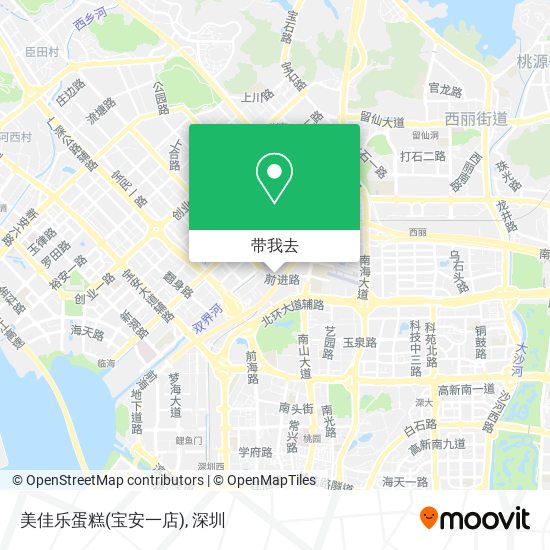 美佳乐蛋糕(宝安一店)地图