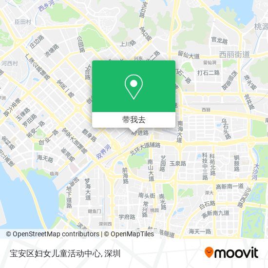 宝安区妇女儿童活动中心地图