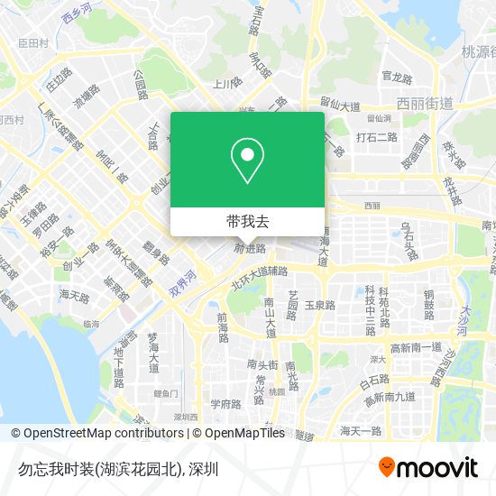 勿忘我时装(湖滨花园北)地图