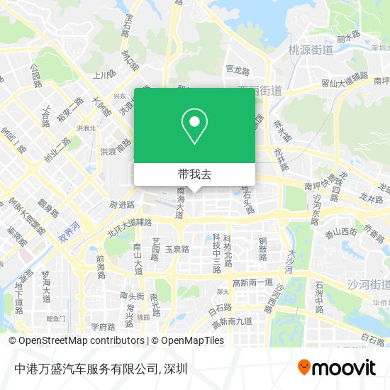 中港万盛汽车服务有限公司地图