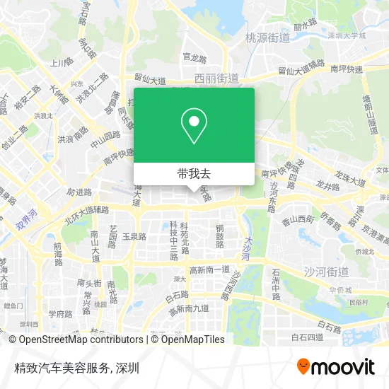 精致汽车美容服务地图