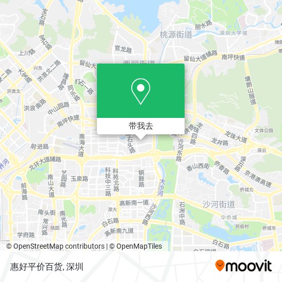 惠好平价百货地图