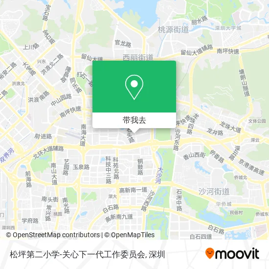 松坪第二小学-关心下一代工作委员会地图