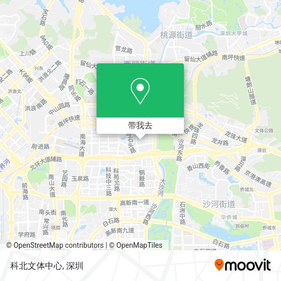 科北文体中心地图