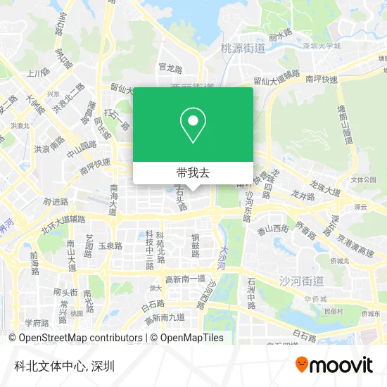 科北文体中心地图