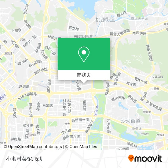 小湘村菜馆地图
