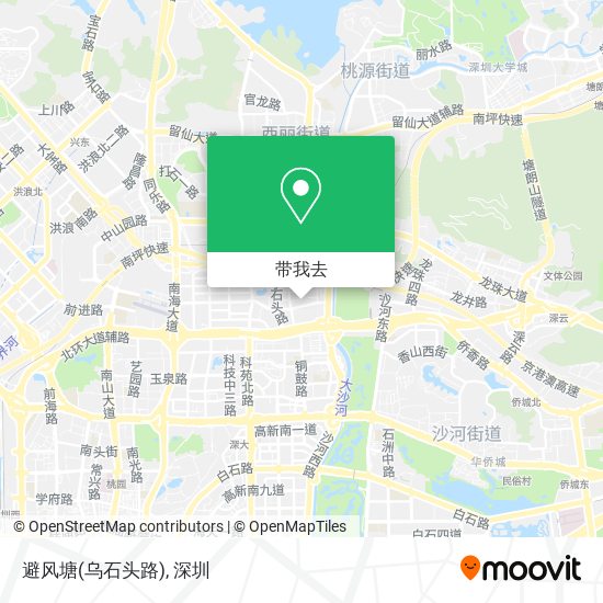 避风塘(乌石头路)地图