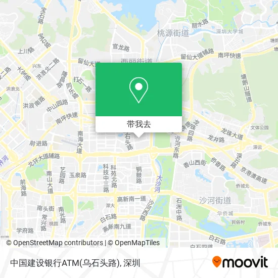中国建设银行ATM(乌石头路)地图